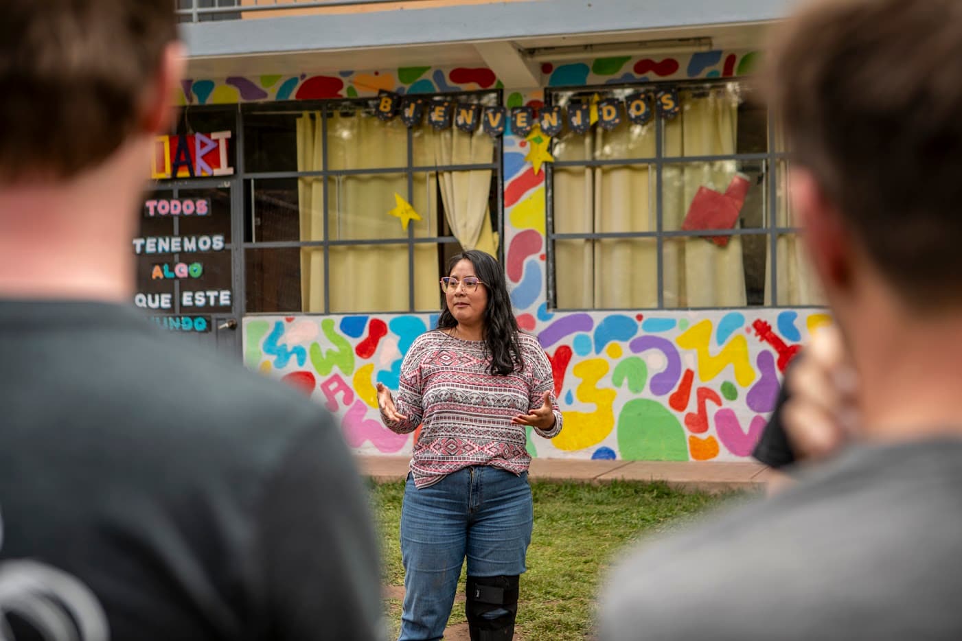 Visiting the Sol Y Luna School