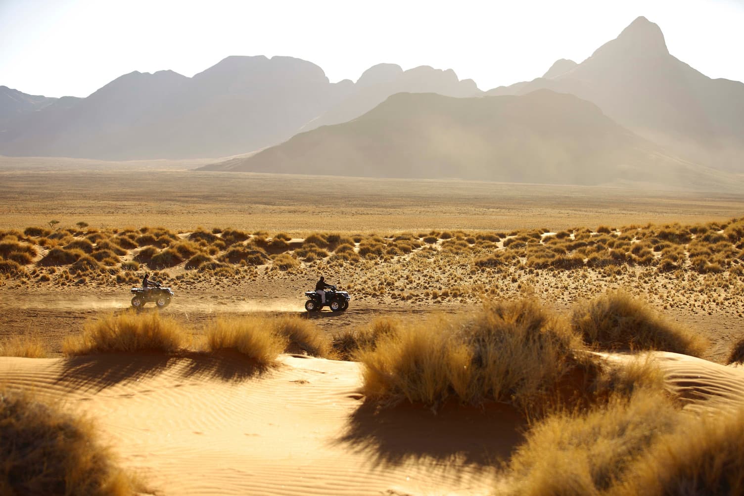 Sossusvlei area of Namibia's Namib-Naukluft National Park.