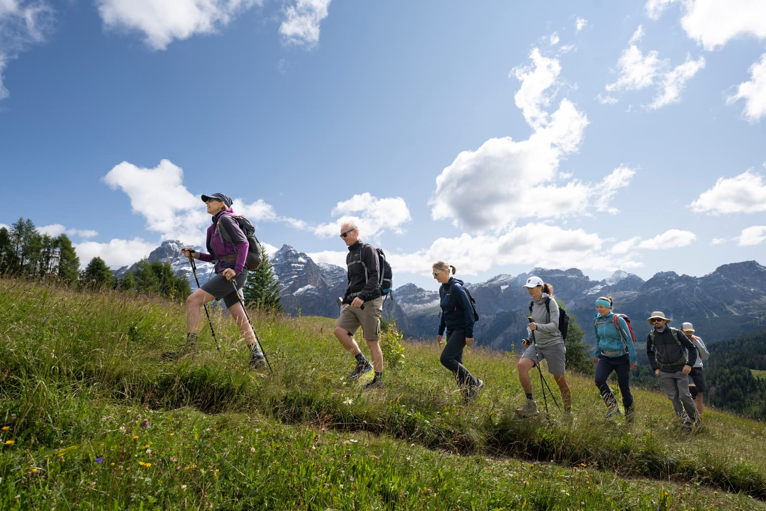A crisp alpine ascent