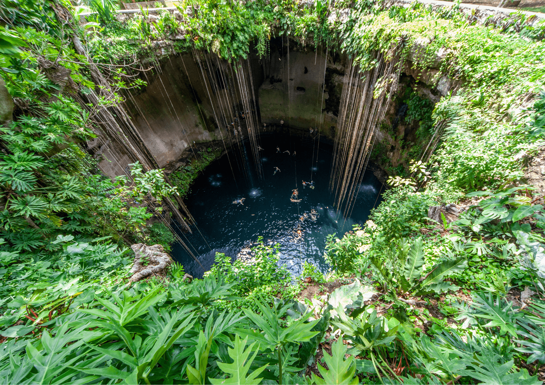 Cenote Chichén Itzá in Yucatán