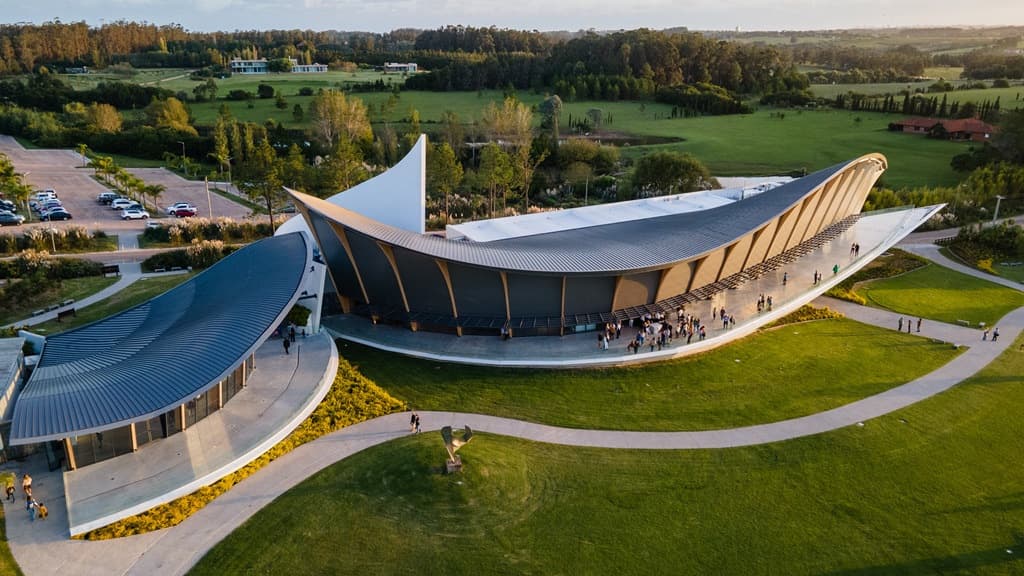 The Atchugarry Museum of Contemporary Art (MACA) in Punta del Este, Uruguay. 
