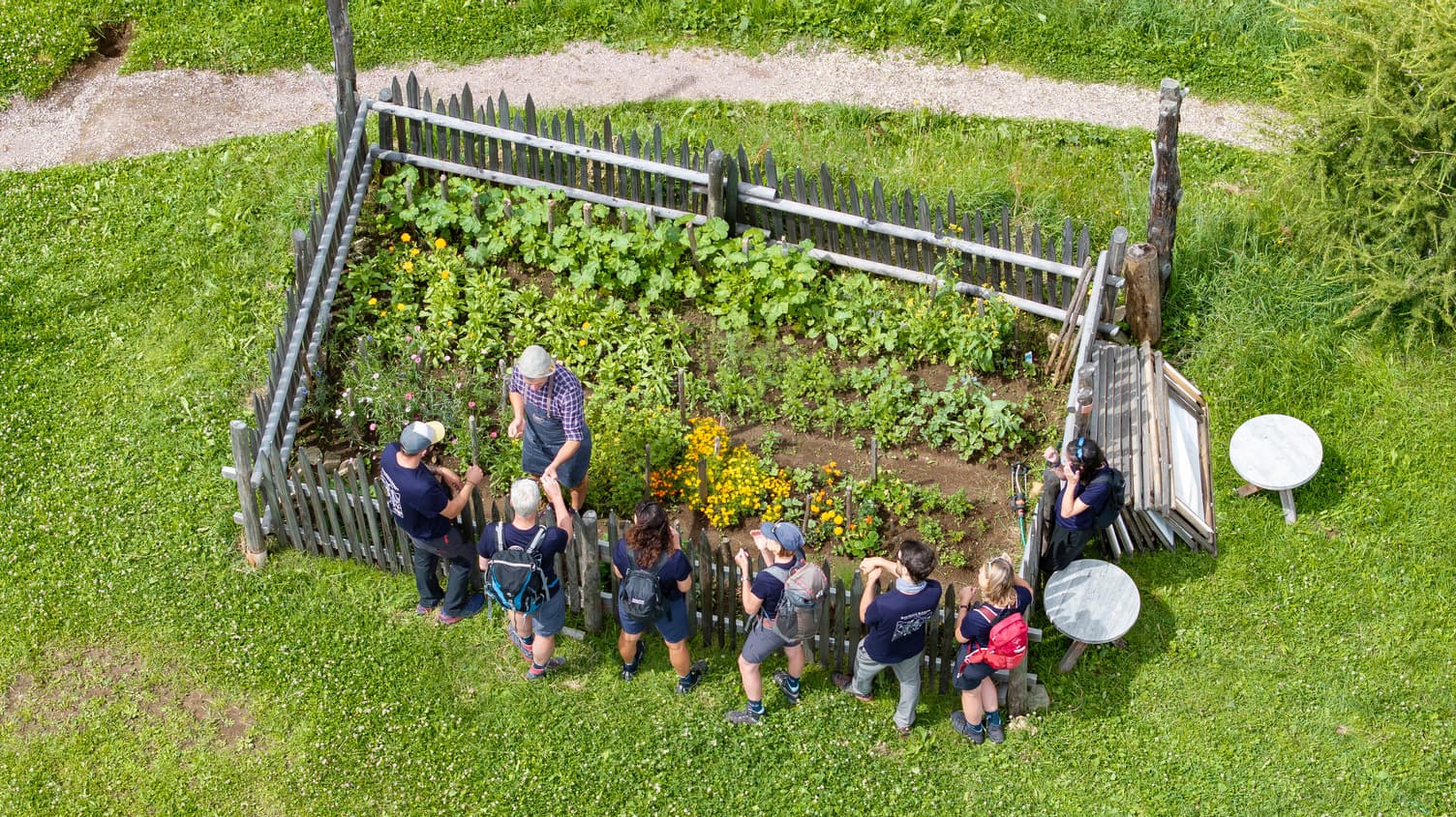 Farm-fresh ingredients just steps from the kitchen